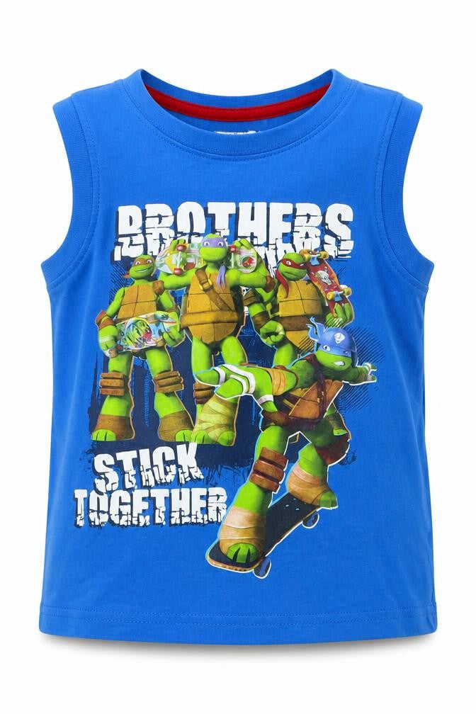 Preworn Girls Blue   Basic Tank Size 3 Years  - Teenage Mutant Ninja Turtles