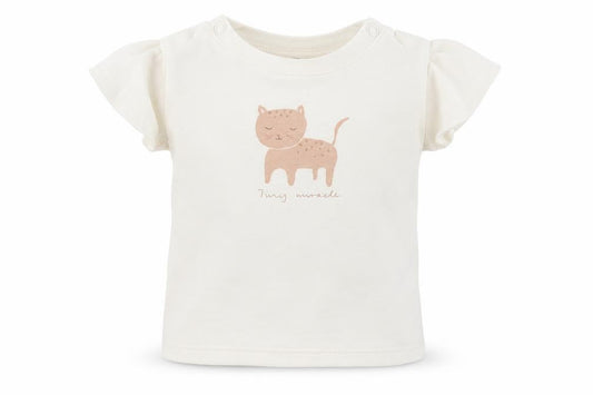 H&M Girls White   Basic T-Shirt Size 6-9 Months  - Tiny Miracle Cat