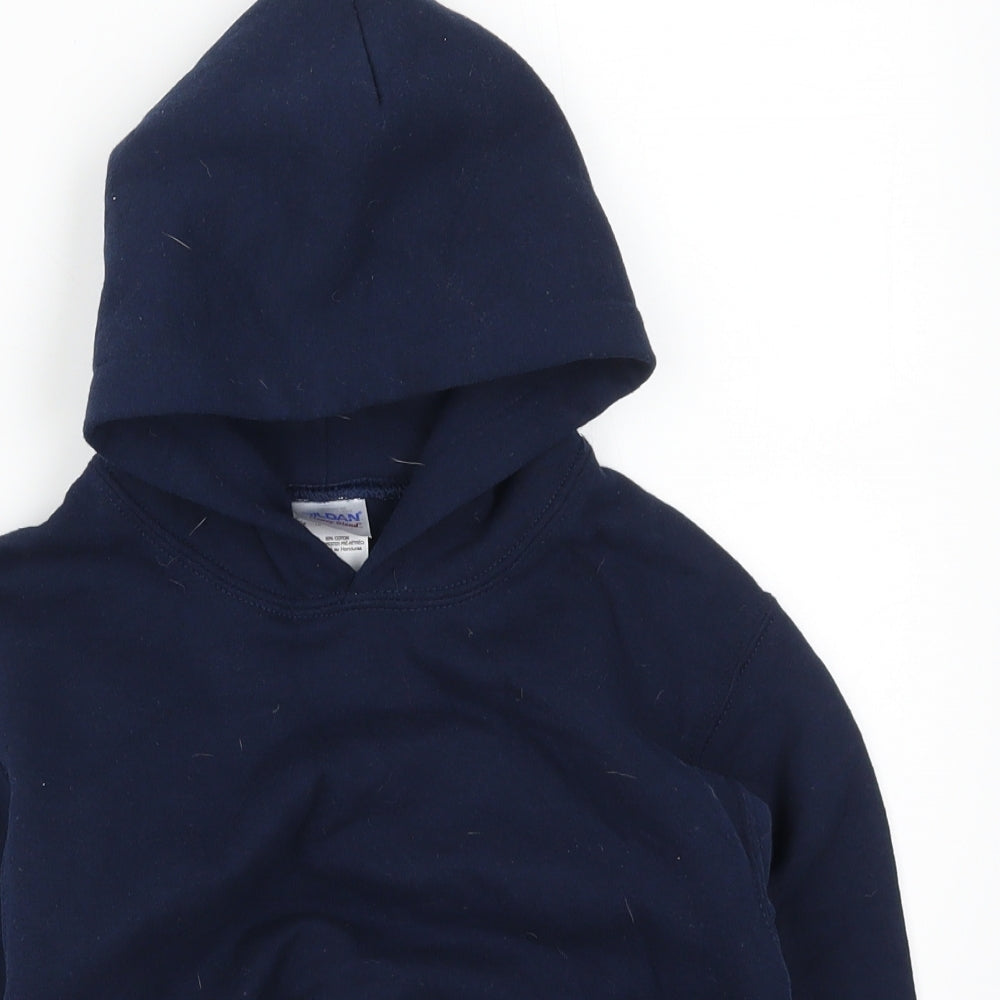 Gildan Boys Blue   Pullover Hoodie Size S
