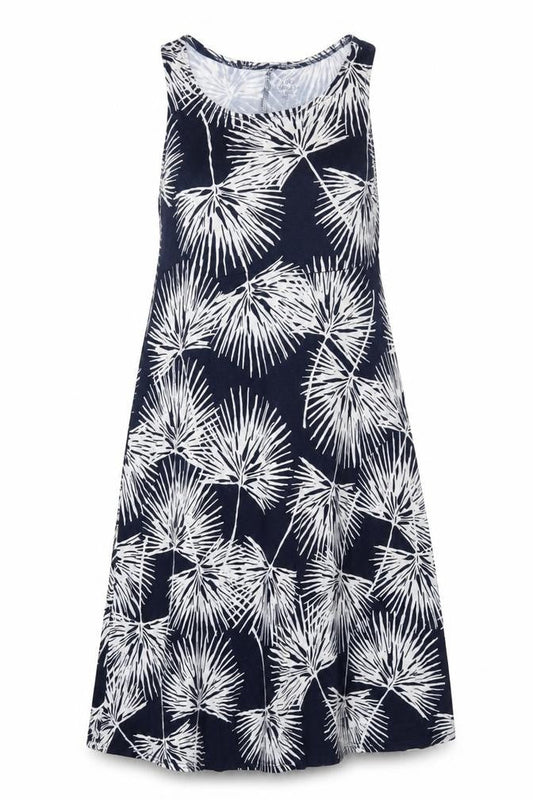 Gap Womens Blue Floral  Tank Dress  Size M