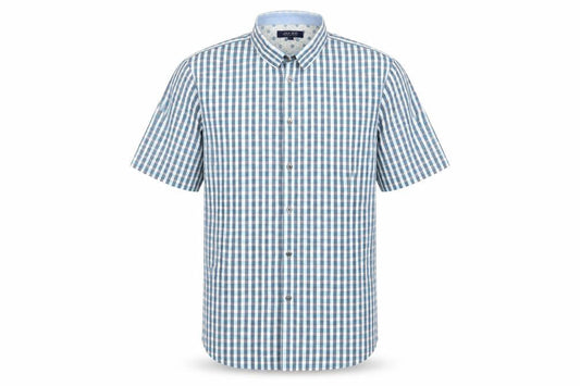 Jack Reid Mens Blue    Button-Up Size L
