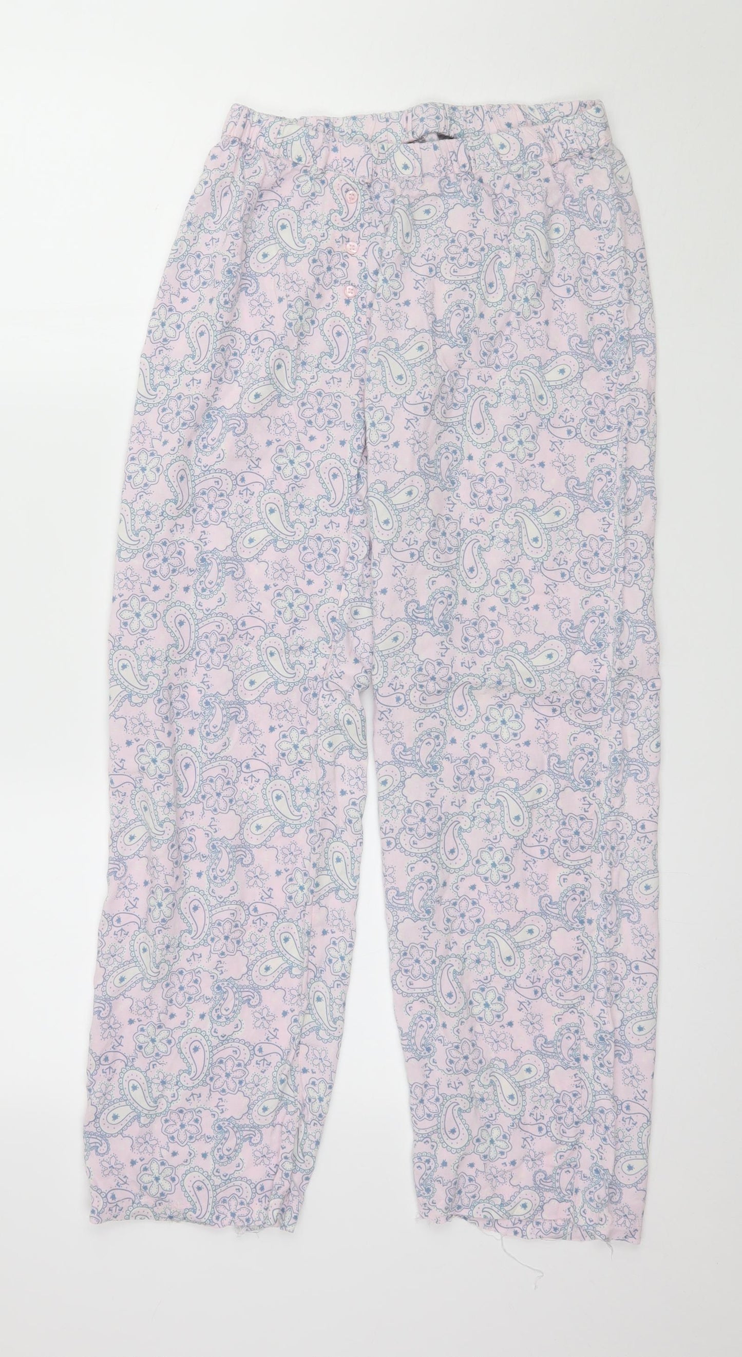 Dorothy Perkins Womens Pink Geometric Jersey Capri Pyjama Pants Size S