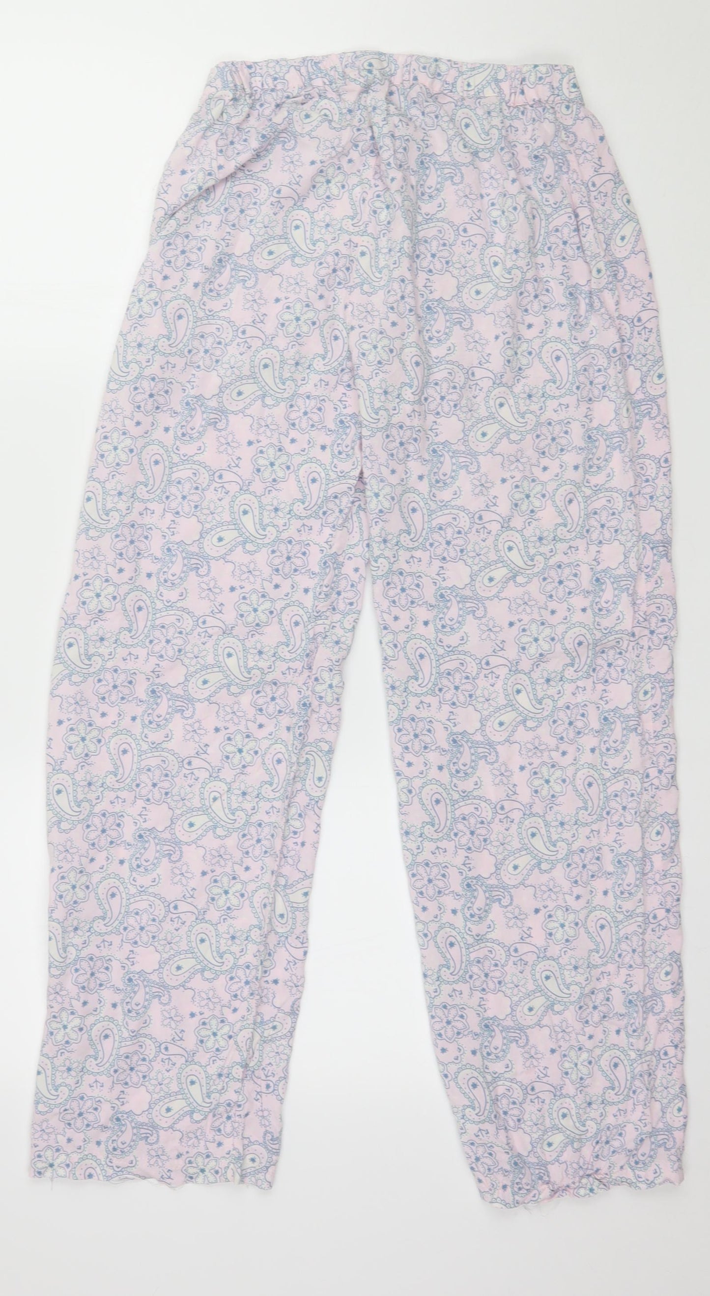 Dorothy Perkins Womens Pink Geometric Jersey Capri Pyjama Pants Size S