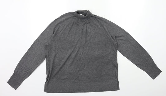 Zara Womens Grey  Knit Pullover Jumper Size S