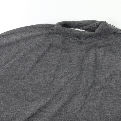 Zara Womens Grey  Knit Pullover Jumper Size S