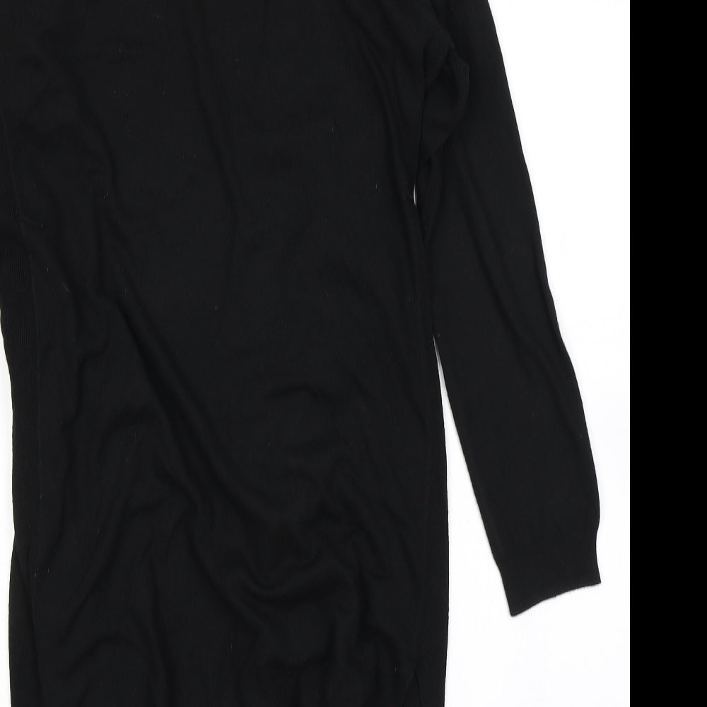 F&F Womens Black  Knit Cardigan Jumper Size 10