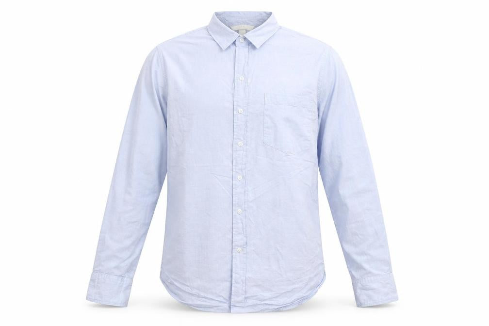 H&M Mens Blue    Button-Up Size S