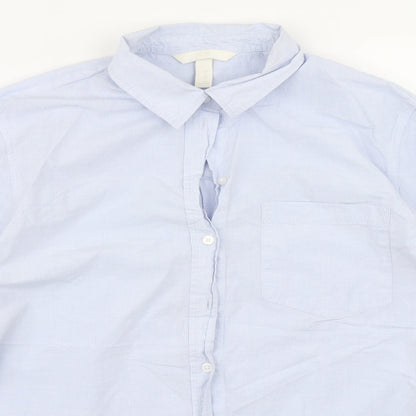 H&M Mens Blue    Button-Up Size S
