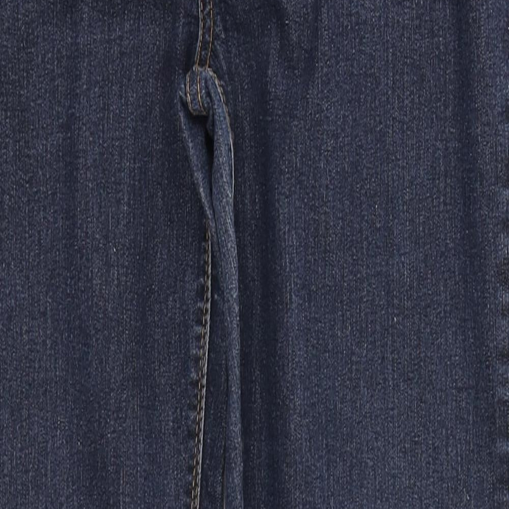 Preworn Womens Blue  Denim Skinny Jeans Size 32 in L28 in