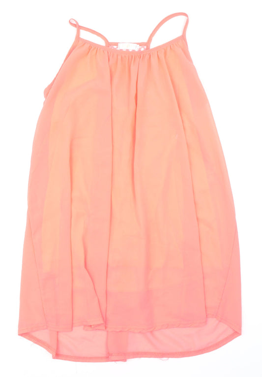 Vicabo Womens Orange   Jumper Dress  Size L