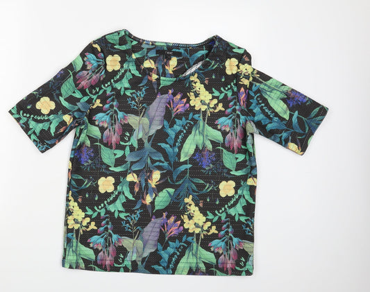 NEXT Womens Multicoloured Floral  Basic T-Shirt Size 8