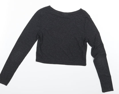 Topshop Womens Grey   Pullover Jumper Size 10