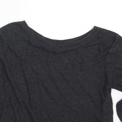 Topshop Womens Grey   Pullover Jumper Size 10