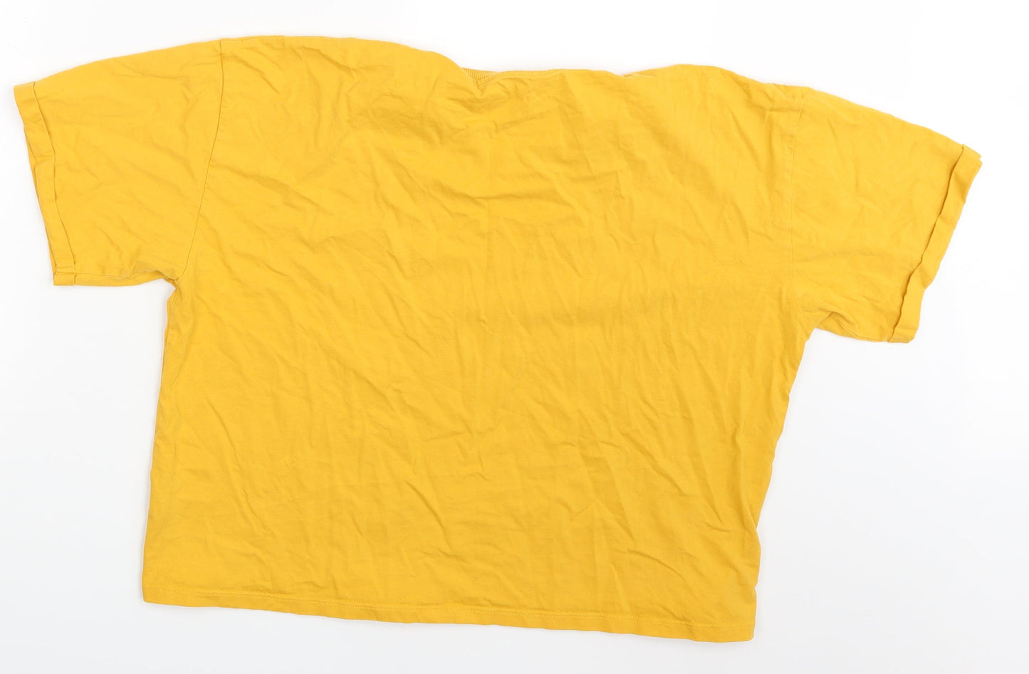 Primark Womens Yellow   Basic T-Shirt Size 12