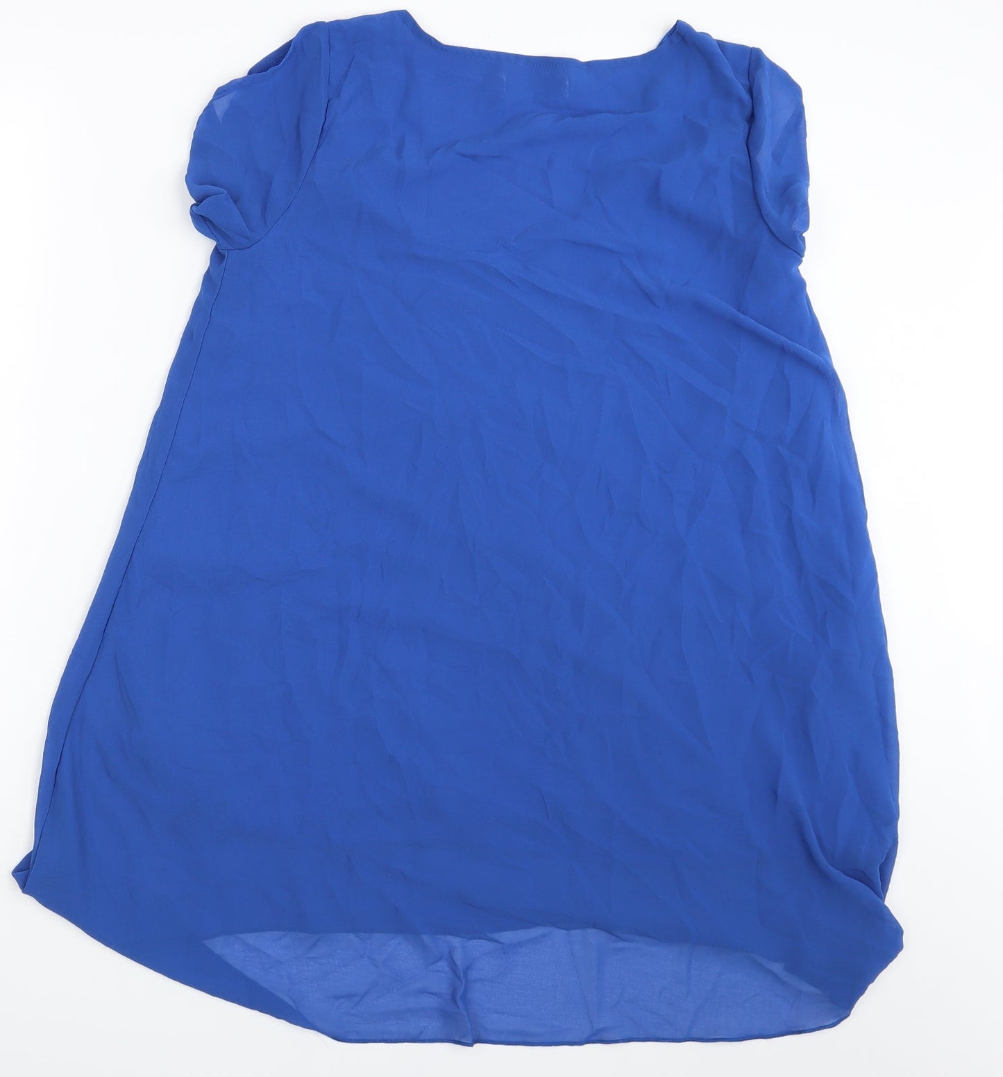 Ailaiduo Womens Blue   Basic Blouse Size L