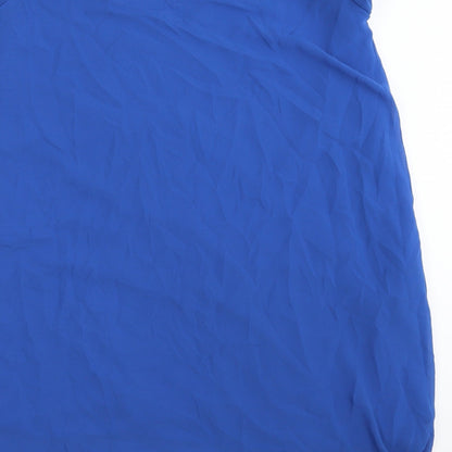 Ailaiduo Womens Blue   Basic Blouse Size L