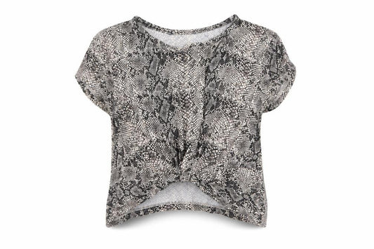 Primark Womens Multicoloured Geometric  Basic T-Shirt Size 6
