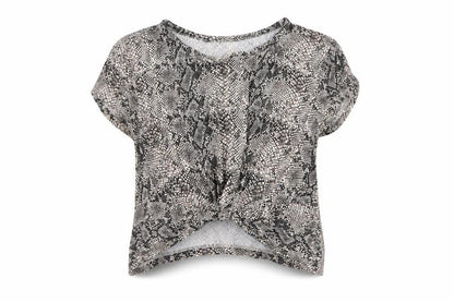 Primark Womens Multicoloured Geometric  Basic T-Shirt Size 6