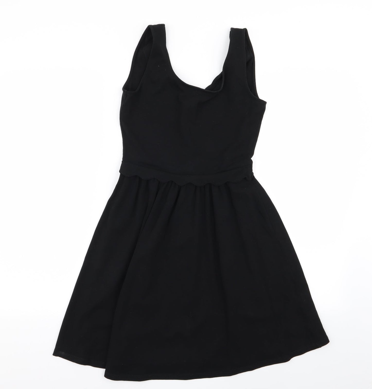 Warehouse Womens Black   Fit & Flare  Size 8
