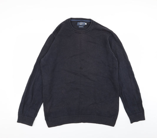 atlntic bay Mens Grey   Pullover Jumper Size M