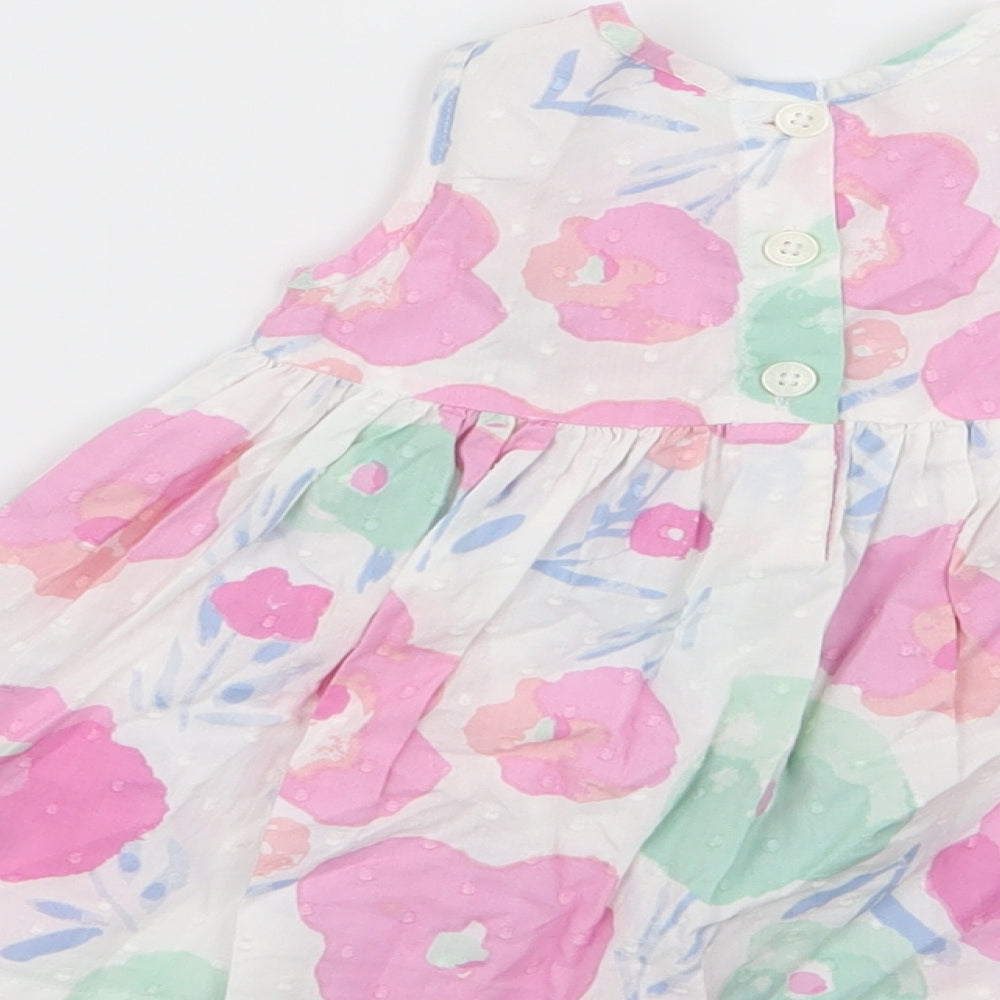 bluezoo Girls Multicoloured Floral  Fit & Flare  Size 3-6 Months