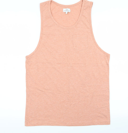 NEXT Mens Beige    T-Shirt Size S