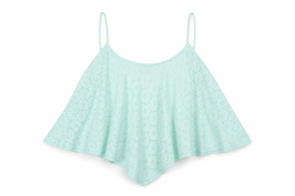 New Look Womens Green Floral  Basic T-Shirt Size 10