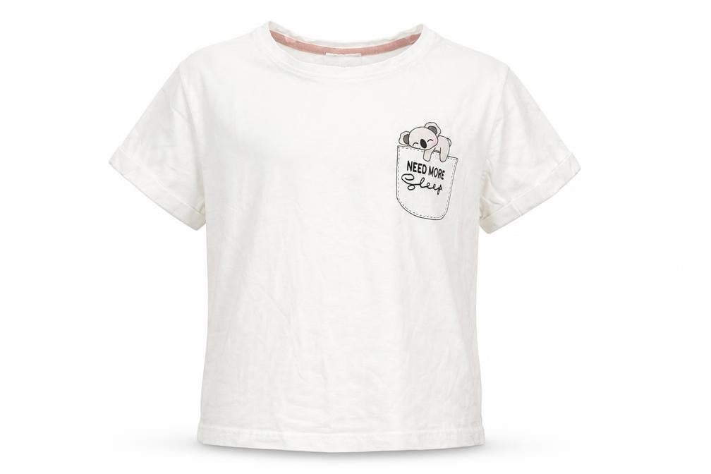 New Look Girls White   Basic T-Shirt Size S