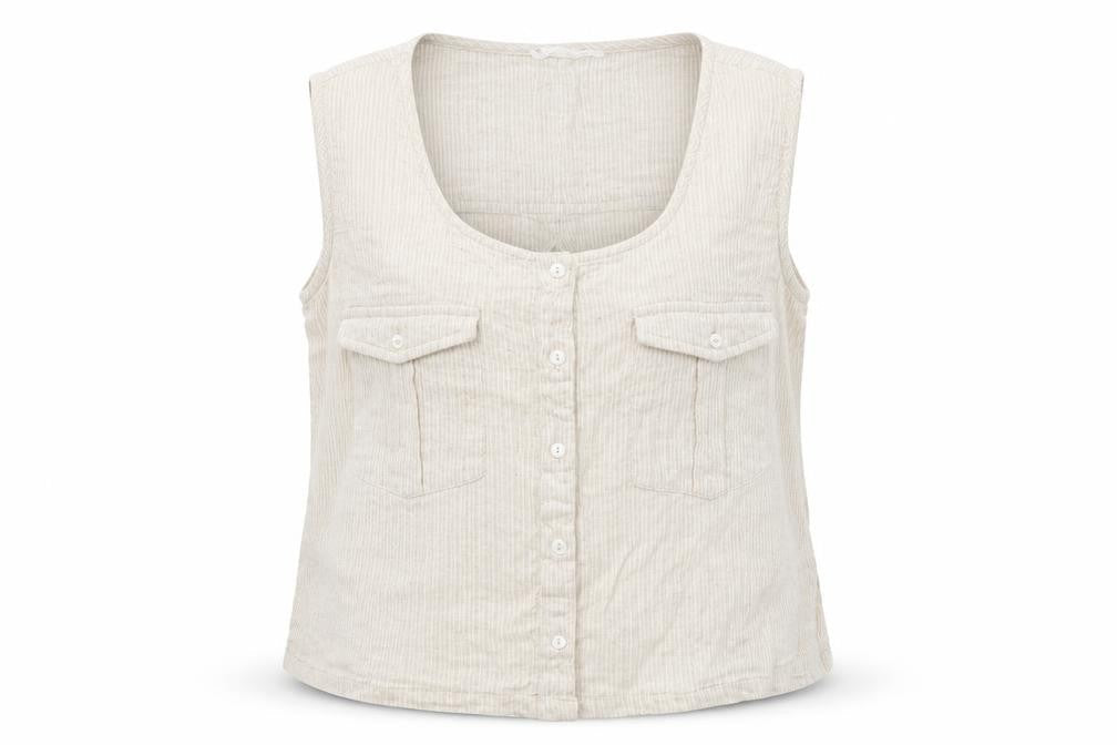 Mango Womens Beige   Basic T-Shirt Size L