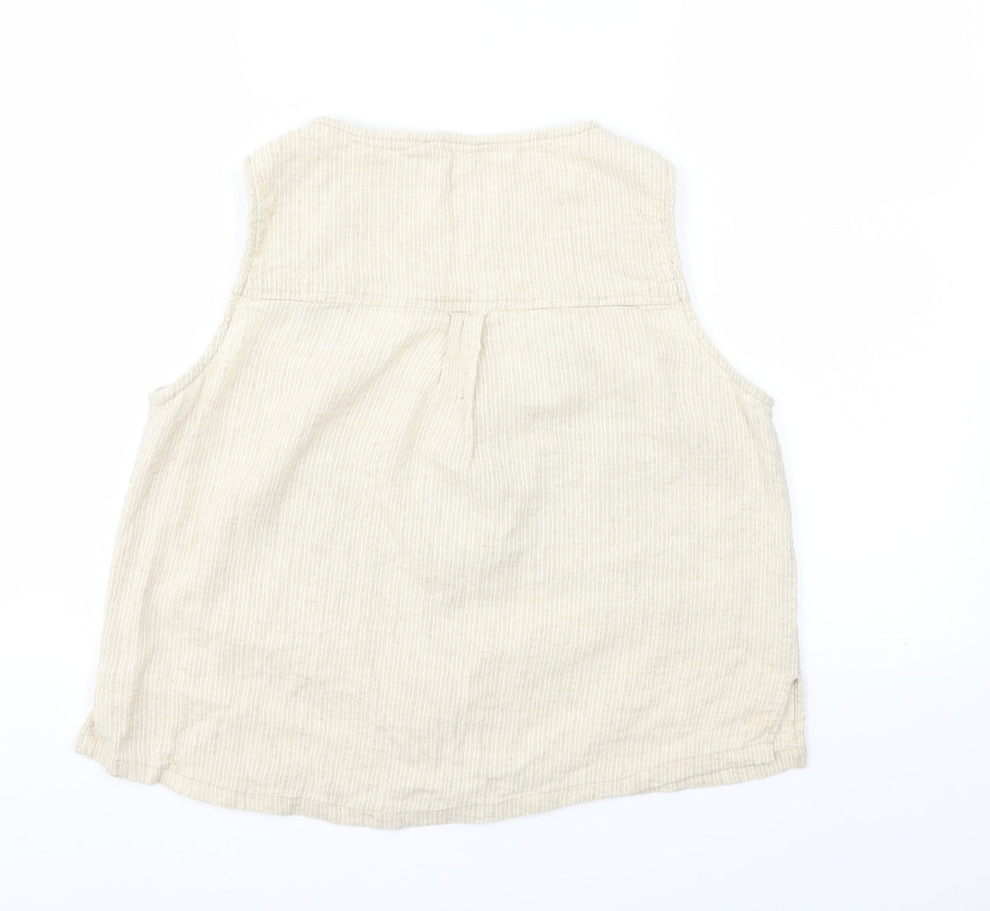 Mango Womens Beige   Basic T-Shirt Size L