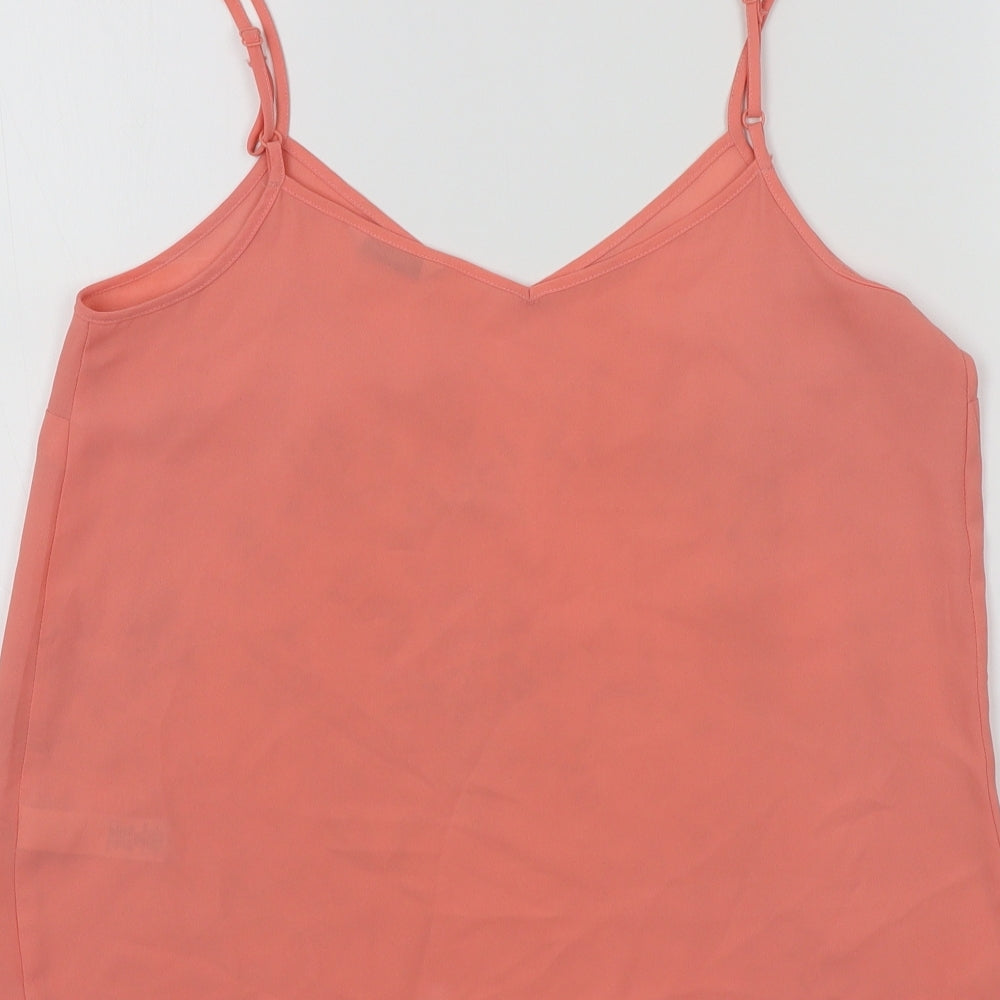 George Womens Pink Colourblock  Basic T-Shirt Size 10