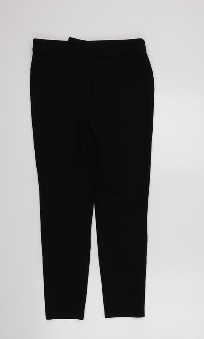 Back view of Papaya women’s black trousers, size UK 10, 25-inch leg