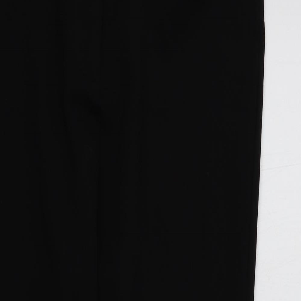 Papaya Womens Black   Trousers  Size 10 L25 in
