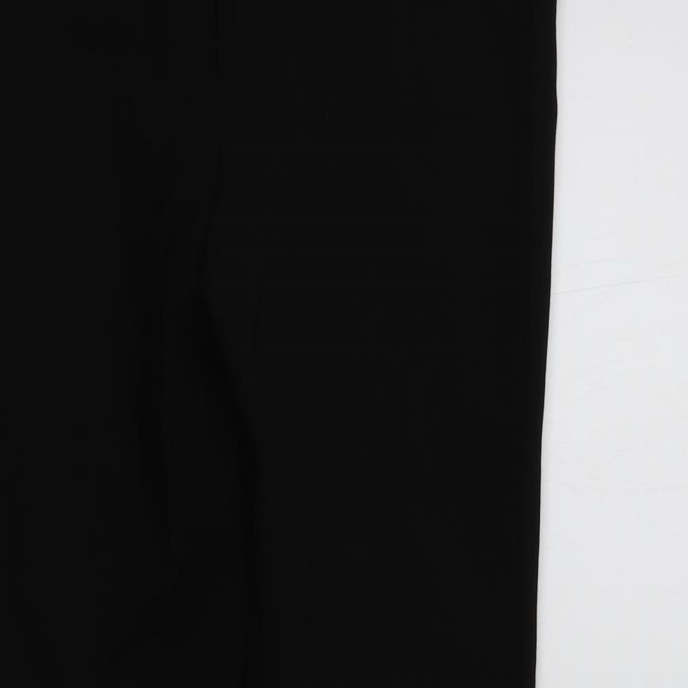 Papaya Womens Black   Trousers  Size 10 L25 in