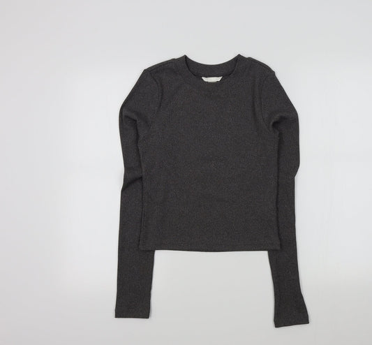 H&M Womens Grey   Pullover Jumper Size S