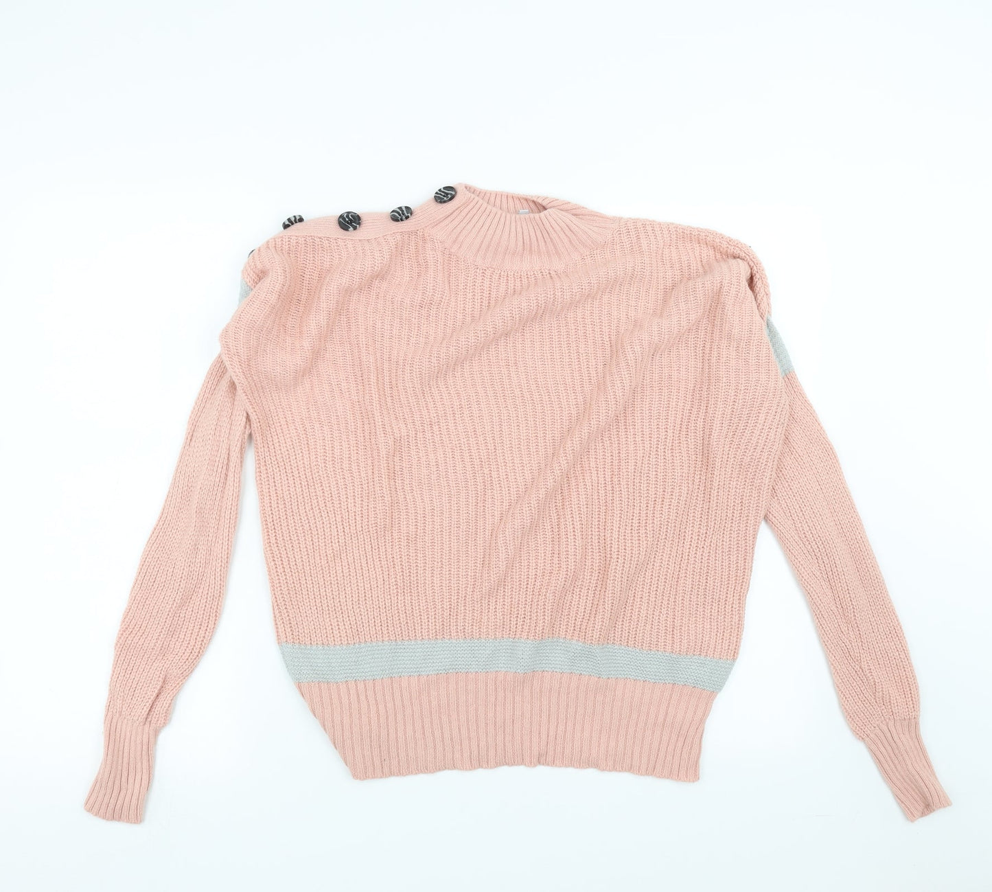 PEP&CO Womens Pink  Knit Pullover Jumper Size 10