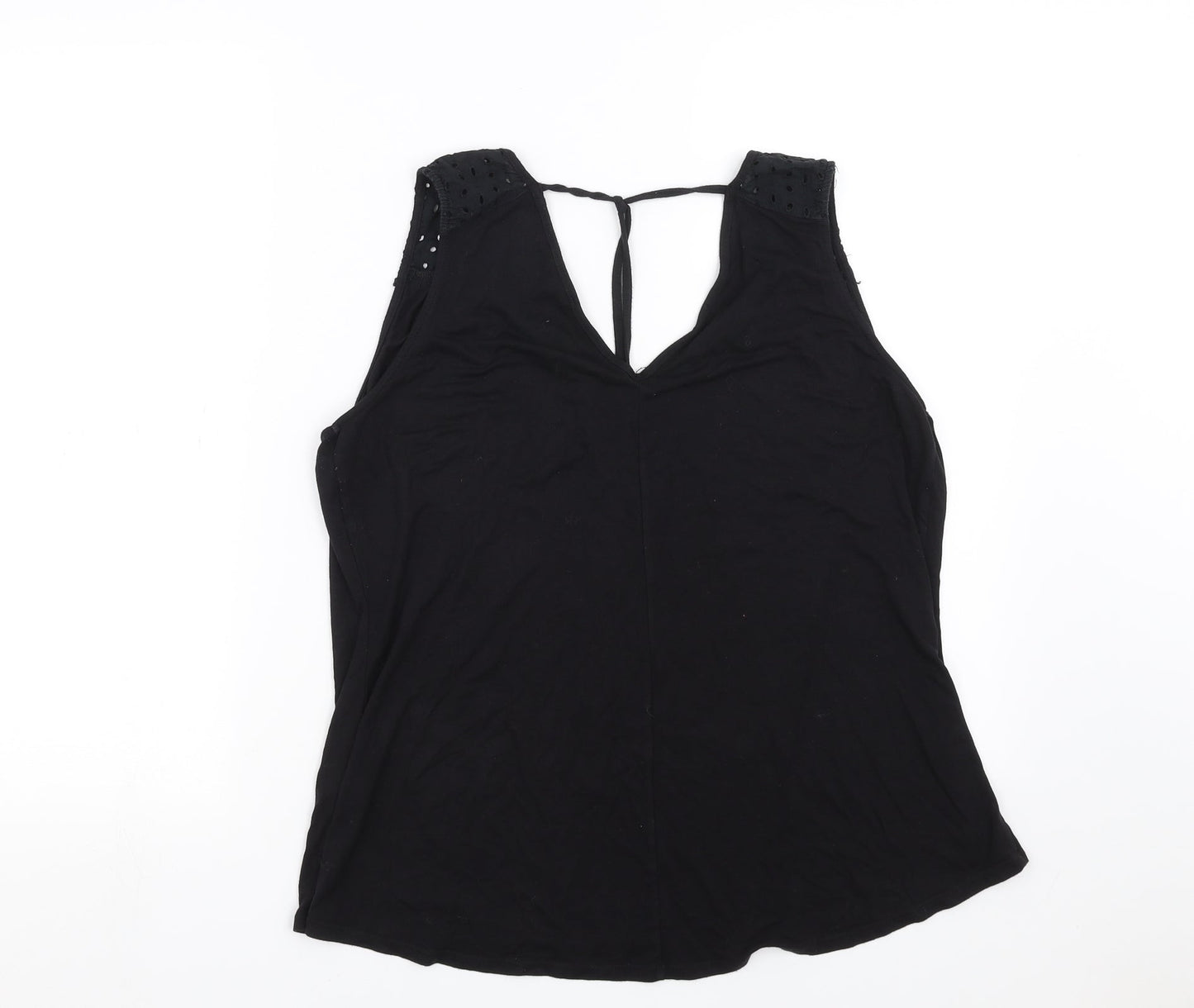 George Womens Black   Basic Blouse Size 14