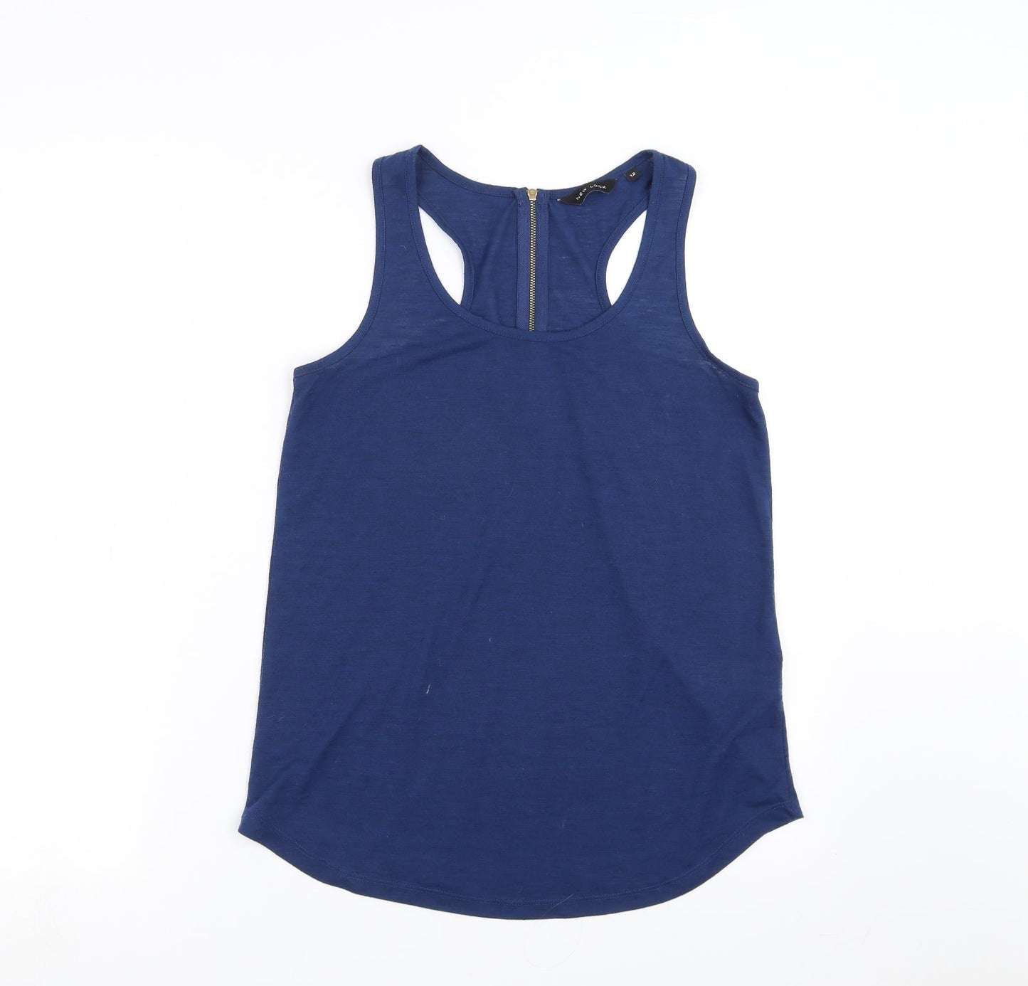 New Look Womens Blue   Basic Tank Size 12