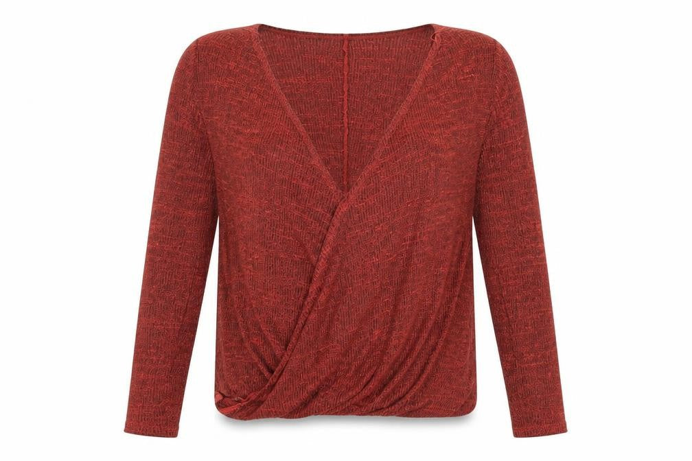 River Island Womens Orange  Knit Pullover Jumper Size 10