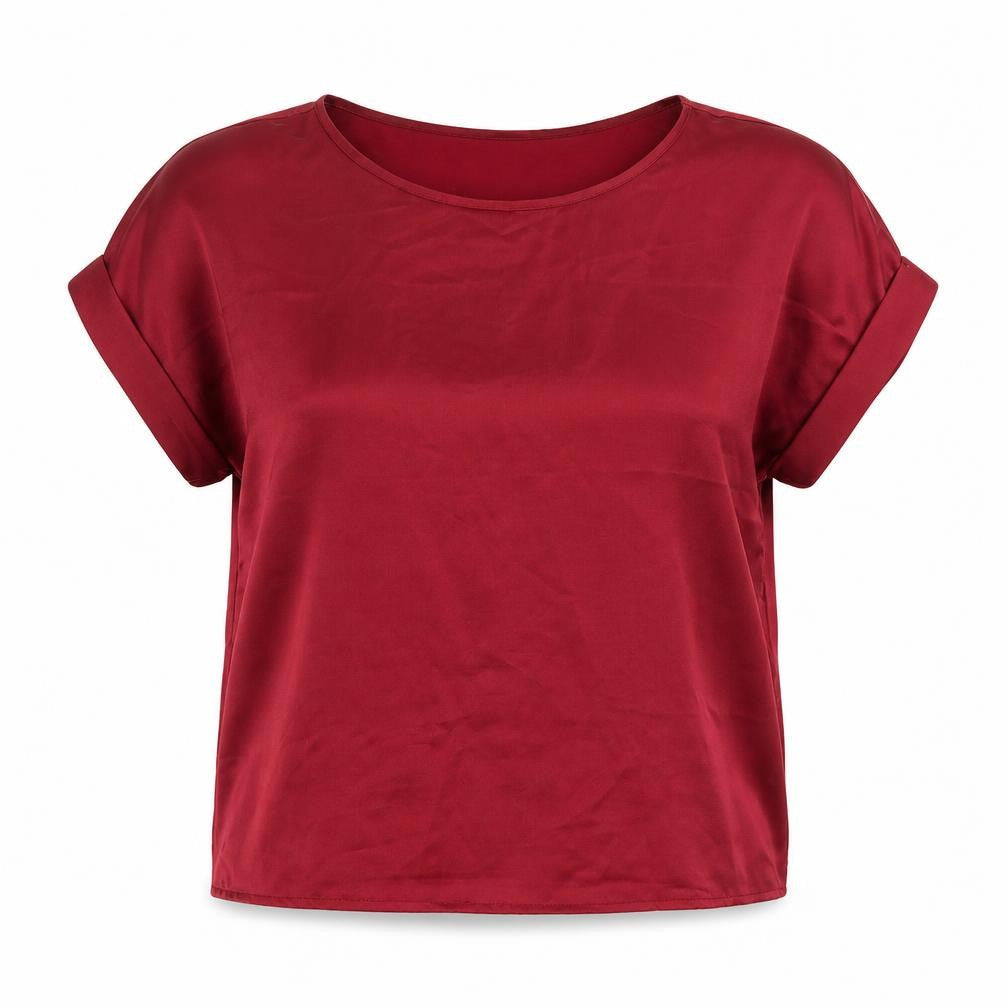 SheIn Womens Red   Basic Blouse Size M