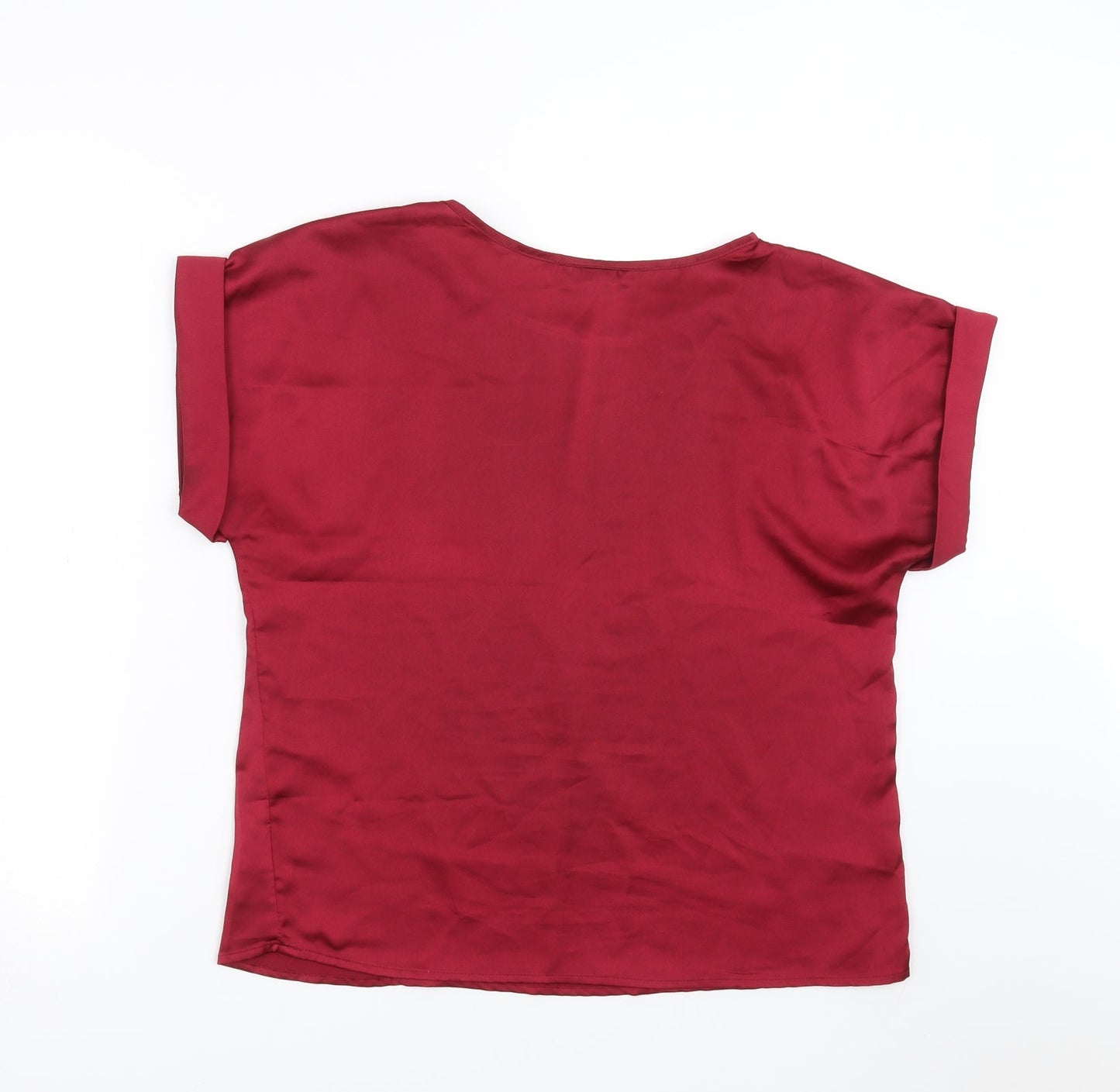 SheIn Womens Red   Basic Blouse Size M