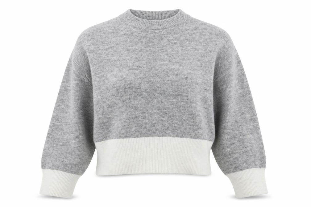 H&M Womens Grey  Knit Pullover Jumper Size XS
