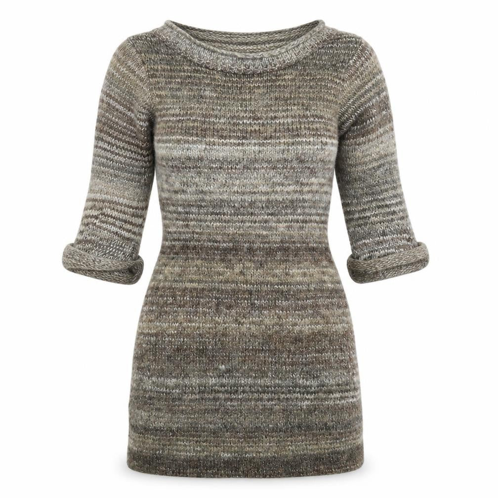 F&F Womens Grey  Knit Pullover Jumper Size 8