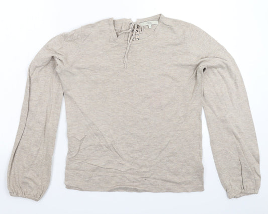 NEXT Womens Grey  Knit Pullover Jumper Size 12