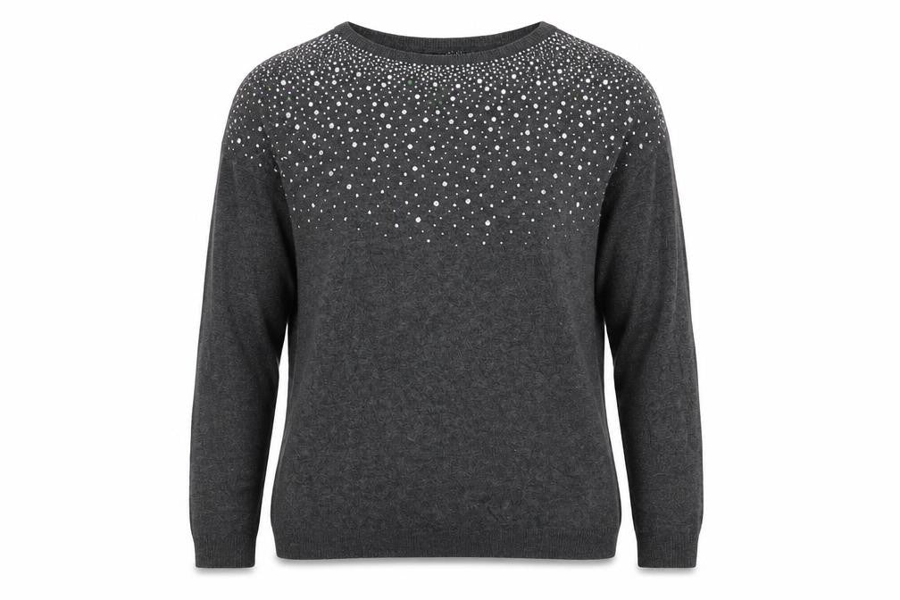 Atmosphere Womens Grey  Knit Pullover Jumper Size 8