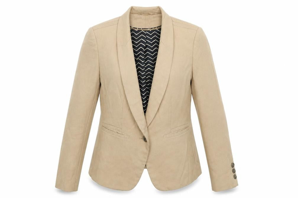 Marks & Spencer Womens Beige   Jacket Suit Jacket Size 12