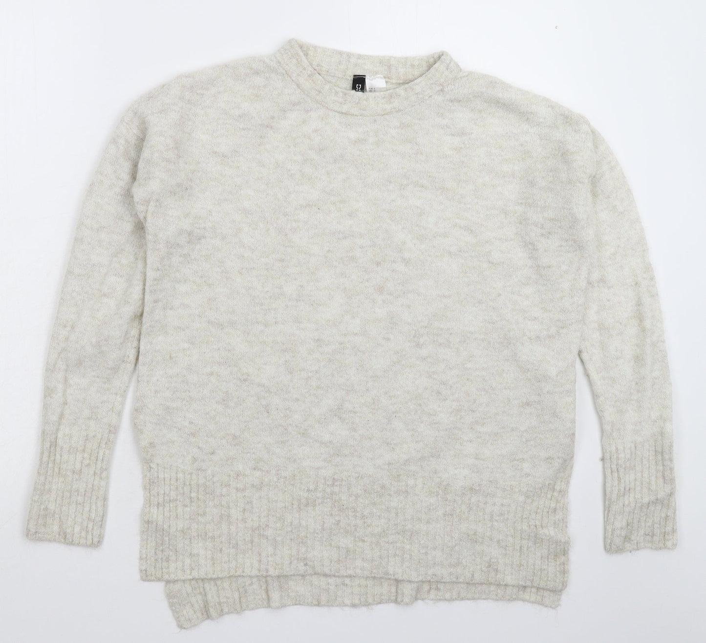 Divided Womens Grey  Knit Pullover Jumper Size S