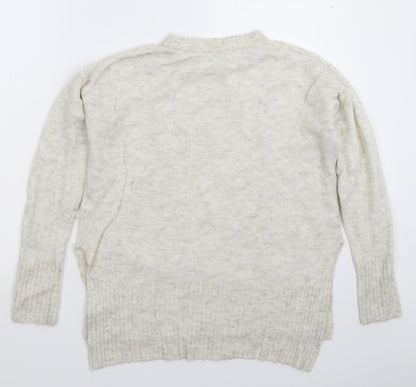 Divided Womens Grey  Knit Pullover Jumper Size S