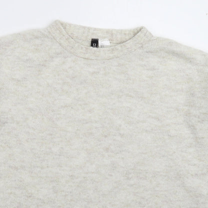 Divided Womens Grey  Knit Pullover Jumper Size S