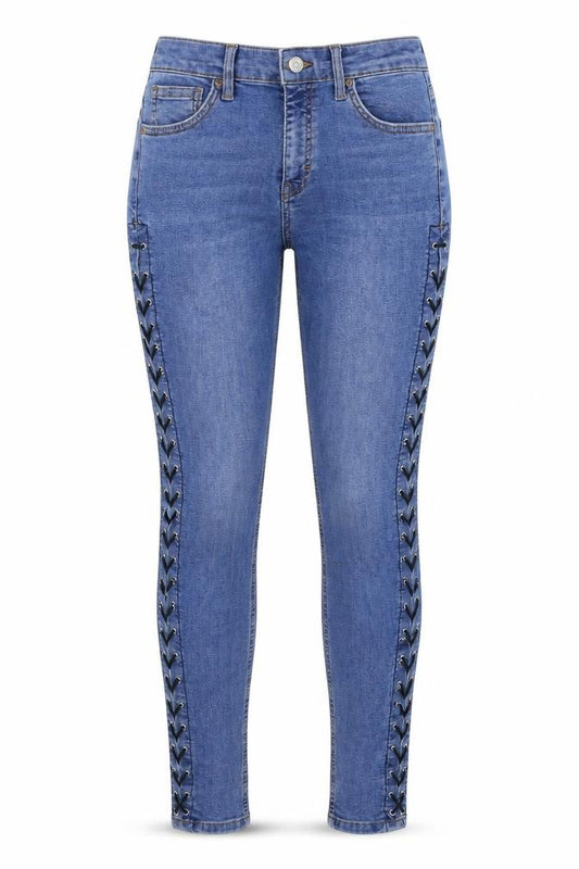 Topshop Womens Blue  Denim Skinny Jeans Size 26 in L29 in